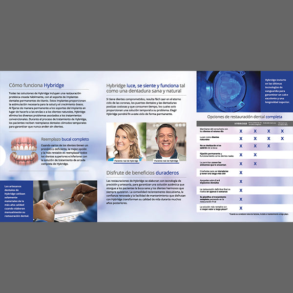 Hybridge Patient Brochure - SPANISH (50-Pack)
